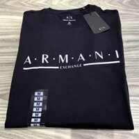 Ax Armani Exchange Armani Áo Thun Nam Cotton Nửa Tay Cổ Tròn Mùa Hè Chữ Ngắn Tay