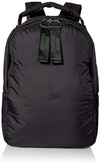A|X Armani Exchange Men's Solid Padded Backpack, black, UNI