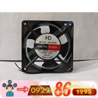 Axial Fan Hd12038 AC 220V 0.14a 23W Khung Nhôm Quạt Tản Nhiệt mới