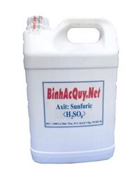 Axit Châm bình ắc quy Sunfuric Loãng 5L 28%