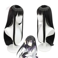 [Axk] Anime Cô Gái Ma Thuật Puella Magi Madoka Magica Homura Akemi Cosplay Tóc Giả Dài Đen Tóc Giả Dự Tiệc Tóc Giả Cho Mahou Shoujo Comic Con MỚI