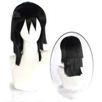 [Axk] Anime Demon Slayer Kimetsu No Yaiba Iguro Obanai Cosplay Tóc Giả Trang Phục MỚI