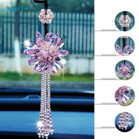 Axlesync _ Mặt dây chuyền hạt hoa sành điệu Trang trí nội thất ô tô Gương chiếu hậu Treo trang trí