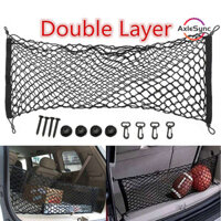 Axlesync _ Universal Auto Car Trunk Cargo Storage Sắp xếp Túi lưới Giá đỡ hành lý lưới