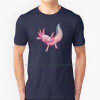Axolotl Áo 100% Cotton Nguyên Chất Axolotl Động Vật Salamander Graphic Tami Wicinas