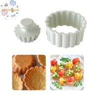 Ayellowgod 2 Cái / bộ Khuôn Máy Nướng Ren Hoa Mini Cupcake Bánh Quy Khuôn Bánh Quy Trứng Trái Cây DIY Khuôn Nhà Bếp Bánh Ngọt Dụng Cụ Nướng Bánh VN