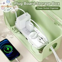 Ayellowgod Cáp Hộp Bảo Quản Bảng Cắm Hộp Bảo Quản Chống Bụi Sạc Ổ Cắm Sắp Xếp Dây Vỏ Cáp Gia Đình Máy Tính Để Bàn Giá Đỡ VN