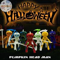 Ayellowgod Halloween Bí Ngô Đầu Lâu Đồ Trang Trí Có Khớp Di Động Và Sân Vườn Dạ Quang Ngày Lễ Bí Ngô Thời Trang Trang Trang Trí VN