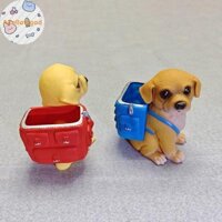 Ayellowgod Hoạt Hình Dễ Thương Chó Con Bút Hộp Đựng Sáng Tạo Văn Phòng Trang Trí Bàn Làm Việc Công Suất Cao Sinh Viên Văn Phòng Phẩm Lưu Trữ Xô Quà Tặng Sinh Nhật VN