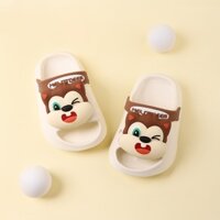 Ayuer 2024 3D Sóc Nhỏ Hoạt Hình Dép Chống Trơn Trượt Thoáng Khí