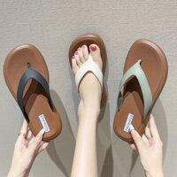 AYUER Hàn Quốc Nữ 2024 Đế Dày Mới Chống Trơn Trượt Cao Cấp Cảm Ứng Flip-flop