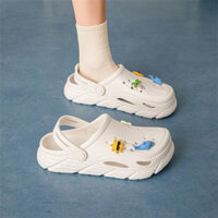 AYUER Nam Nữ Ngoài Trời Hàn Quốc Dễ Thương DIY Đôi Dép Đi Biển