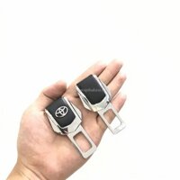 AZ Auto- Bộ Chốt Khóa Dây An Toàn 4S dành cho Ô tô, – Logo Toyota( hàng chất )