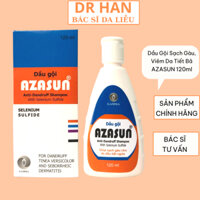 Azasun 1% dầu gội loại sạch gàu hết ngứa, nuôi dưỡng tóc khỏe 120ml