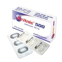 AZITNIC 500 NIC PHARMA Azithromycin điều trị nhiễm khuẩn /16( Hộp 3 viên)