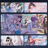 Azur Lane Anime Girl Xl Mouse Pad 900x400mm Bàn Phím Miếng Lót Chuột Cho Laptop Notebook Gamer Pad Chống Trơn Trượt Cao Su Mousepads Placemat