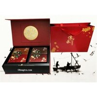 B - Bộ Trà Ô Long Tứ Qúy Hoàng Gia 600gram