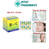 B Complex C bổ sung vitamin nhóm B và vitamin C (10 vỉ x 10 viên)