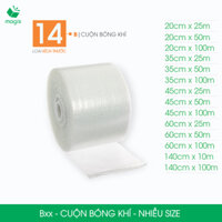 B - Cuộn bóng khí chống sốc đóng hàng - Size trung lớn - Bọc chống sốc, xốp chống sốc, xốp gói hàng