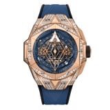 B Hublot Sang Bleu II King Gold Pave 418.OX.5108.RX.1604.MXM20