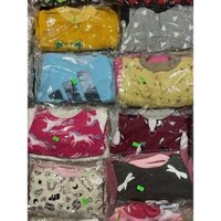 B xả hàng 5 bộ nỉ bông set cho bé trai bé gái 3-16kg set quần áo nỉ trẻ em bộ đồ mùa đông dài tay cho bé dưới 3 tuổi