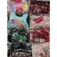 B xả hàng set 5 bộ nỉ bông cho bé trai bé gái 3-16kg set quần áo trẻ em bộ đồ nỉ mùa đông dài tay cho bé dưới 3 tuổi