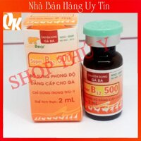 B12 500 2ml tăng cơ tăng bo cho gà đá