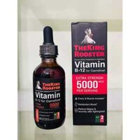 B12-5000 60ml mỹ -Tăng bo + hưng gà + tăng nước má.u