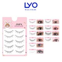 b143 - Lông Mi Giả Gân Trong Cao Cấp Jary Full Strip Lashes Mỏng Nhẹ Tự Nhiên Hàn Quốc