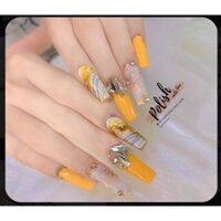 B18 Nailbox Bộ 24 móng tay giả thiết kế kèm keo dũa