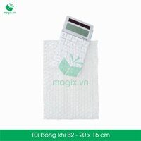 B2 - 20x15 cm - 25 TÚI BONG BÓNG KHÍ - TÚI XỐP HƠI - GÓI HÀNG ĐÓNG HÀNG