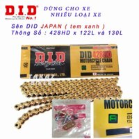 B2 [ 428D-HD ] Sên Vàng JP DID 428D 9 Ly - 428HD - 122L - 130L - Made in Japan DID Ya R15 V3 - FZ150 - Exciter150
