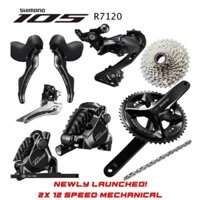 (B23-2) Bộ Groupset Shimano 105 Disc Brake 12s R7120