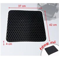 B3 Đệm ngồi silicon 3D lót mông thoáng khí cho ghế văn phòng chống đau mỏi và thâm mông - Tặng kèm vỏ