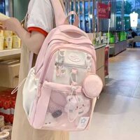 B3 Học Sinh Tiểu Học Cặp Sách Cô Gái Cao Nhan Sắc Hồng Trung Học Cơ Sở Nữ Sinh Nhỏ Sức Ăn Đau Tú