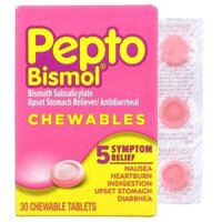 B32 - Viên nhai hỗ trợ dạ dày Pepto Bismol 30 viên