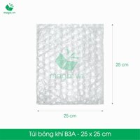 B3A - 100 TÚI BONG BÓNG KHÍ 25x25 cm - TÚI MÀNG XỐP HƠI