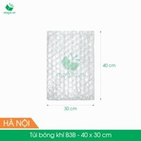 B3B - 40x30 cm - 100 Túi bong bóng khí - túi màng xốp hơi - gói hàng đóng hàng