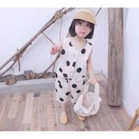 B42y - Bộ Jumpsuit chấm bi