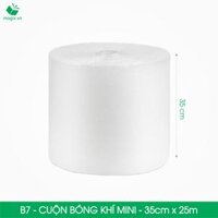 B7 - 0,35x25 m - Cuộn Bong Bóng Khí - Màng xốp hơi - Xốp nổ - gói hàng bọc hàng