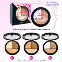 [B788-3] Kem Che Khuyết Điểm Mira Combi Foundation 3 Ngăn