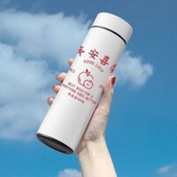 B8 Guozhao Thép Không Gỉ Cách Nhiệt Cốc Cho Nam Giới Và Phụ Nữ Trung Quốc Gió Sinh Viên Côn