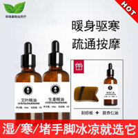 (Ba chai) tinh dầu ngải cứu gừng 100ml massage body, xoa bóp vai gáy, thông kinh lạc, dầu xoa bóp lưng. tinh dầu vỏ bưởi