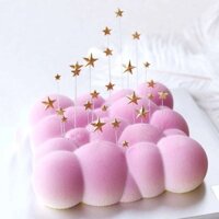 Ba Chiều Vuông Tốt Lành Đám Mây Bánh Khuôn Hình Đám Mây Nướng Bánh Chảo Silicon Trắng Bánh Chảo Mousse Nướng Bánh M