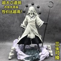 [Ba đầu có thể hoán đổi] Tượng Naruto Sáu Con Đường Sage Uchiha Madara Obito GK Mô hình Tượng Anime Trang trí Quà tặng sinh nhật