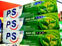 Ba kem đánh răng P/S bảo vệ 123 trà xanh 240g