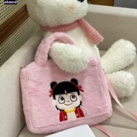 Ba lô AHMED Ne Zha 2, Túi đeo vai Nezha tròn dung tích lớn hoạt hình, Anime dễ thương Thần thoại truyền thống Trung Quốc Kawaii Túi xách mua sắm