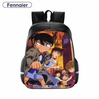Ba lô Anime Fennaier Detective Conan cho trẻ em có thiết kế phản quang an toàn ban đêm
