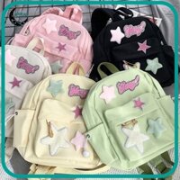 Ba lô APPEAR, Túi đi học chống trộm dung tích lớn, Túi đeo vai nhẹ Y2k Nylon đa chức năng Thanh thiếu niên