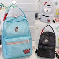 Ba lô BARPELLON Hello Kitty, Túi đựng mèo Kitty máy tính Nylon, Túi đi học phong cách Hàn Quốc dung tích lớn dễ thương dành cho nữ